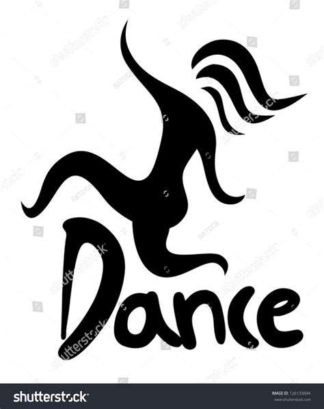 Dance Symbol Stock Vector 126133694 - Shutterstock