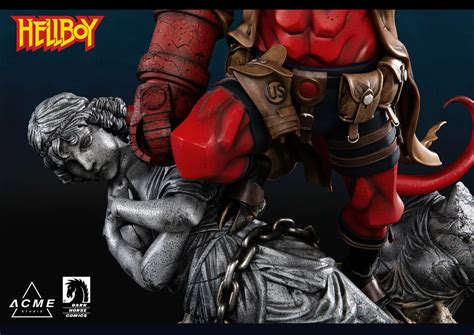 HELLBOY 1/4 Scale Statue Mignola Comic By XM Studios