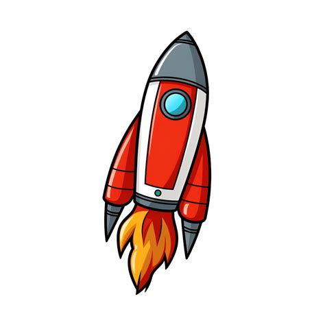 Rocket Ship Cartoon Clipart 24065348 PNG