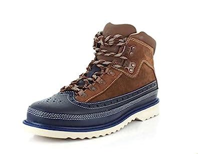 Buy Timberland Mens Brogue Euro Hiker Boot Navy Nubuck 8 D(M) US at ...