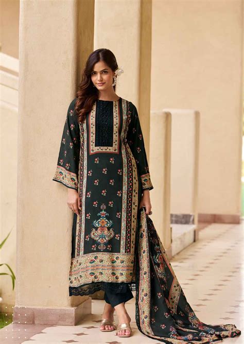 The Hermitage Shop Bagh 5 Viscouse Lawn Dress Material 6 pcs Catalogue