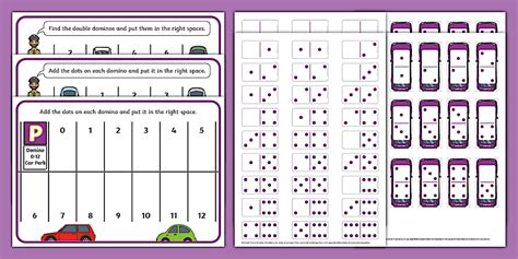 Domino Car Park Game | Twinkl EYFS | Maths Games | Dominos