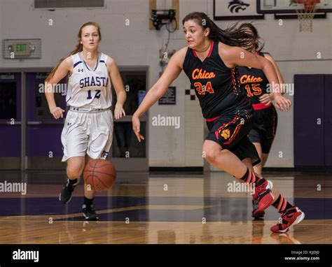 Basketball with Chico vs. Shasta High School in Redding, California ...