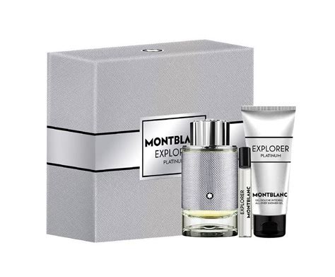 Mont Blanc Explorer Platinum Men's Perfume Gift Set - 3.3 oz EDP Spray ...