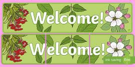 Welcome Lettering for Classrooms - Primary Resource - Twinkl