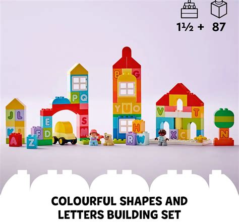 Lego Duplo Classic Alphabet Town 10935 Building Toy Set (87 Pieces)