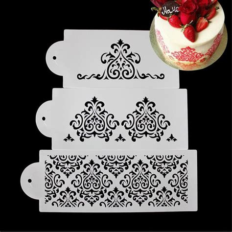 Buy VAK 3 Piece Crown King Princess Queen Shape Biscuit Stencil Fondant ...
