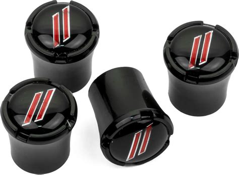 HEM HIGH-END MOTORSPORTS USA Made HEM Black Tire Valve Stem Caps with ...