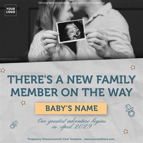 Create Custom Pregnancy Announcement Cards