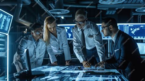 Premium Photo | Group of scientists and engineers are working together ...