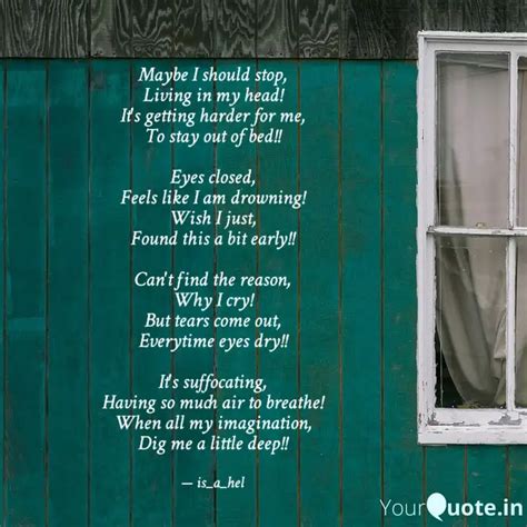 Maybe I should stop, Livi... | Quotes & Writings by Saheli Karmakar ...