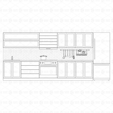 Image result for Kitchen Drawing CAD