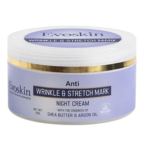 Buy Anti-Wrinkle Stretch Mark Night Cream | Evoskin