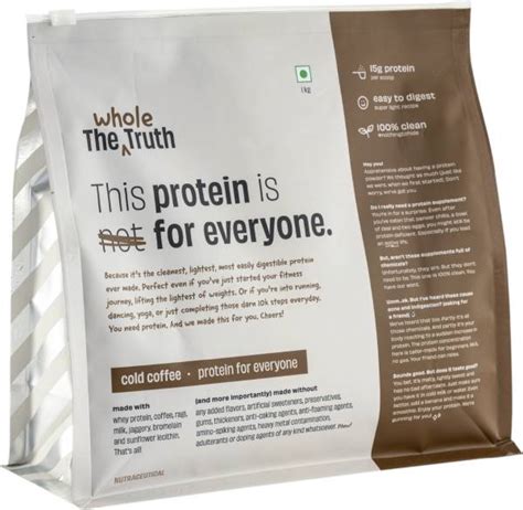 The Whole Truth Whey Protein Powder for Everyone|15g Protein/Scoop ...