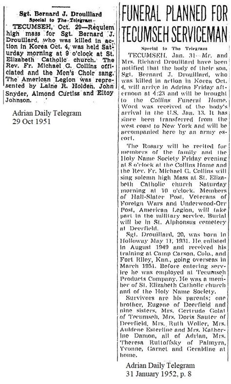 Obituaries of the Fallen