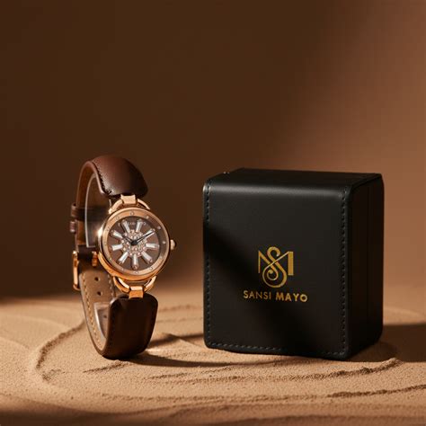 Aurora Women Dynamic Rotating Dial Watch Ð Brown Dial – SansiMayo
