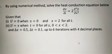 Image result for Heat Equation Using Numerical Method