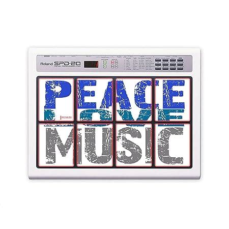 Rhythm Pro (Peace Love Music) Self Adhesive Octapad Skin (Set of 8 PCS ...