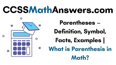 What Does Parentheses Mean in Math 的图像结果