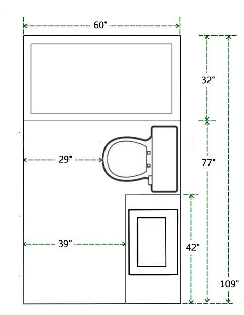 Toilet Design Plan With Dimensions - Design Talk
