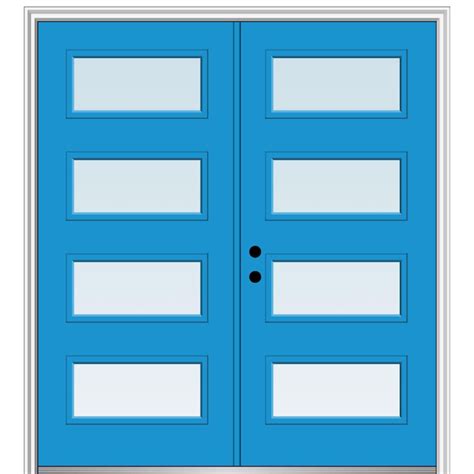 MMI DOOR Spotlights 64-in x 80-in Fiberglass Full Lite Right-Hand ...