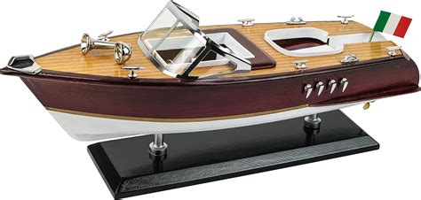 Buy ਸੈਲਿੰਗਸਟੋਰੀ ਲੱਕੜ ਮਾਡਲ ਕਿਸ਼ਤੀ ਰੀਵਾ ਅਕਵਰਮਾ ਸਪੀਡਬੋਟ 1 / 20 ਸਕੇਲ ...