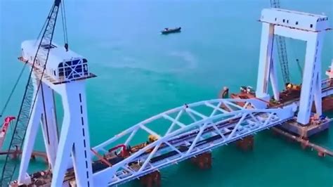 New Pamban Bridge, India’s first vertical lift railway bridge to be a ...