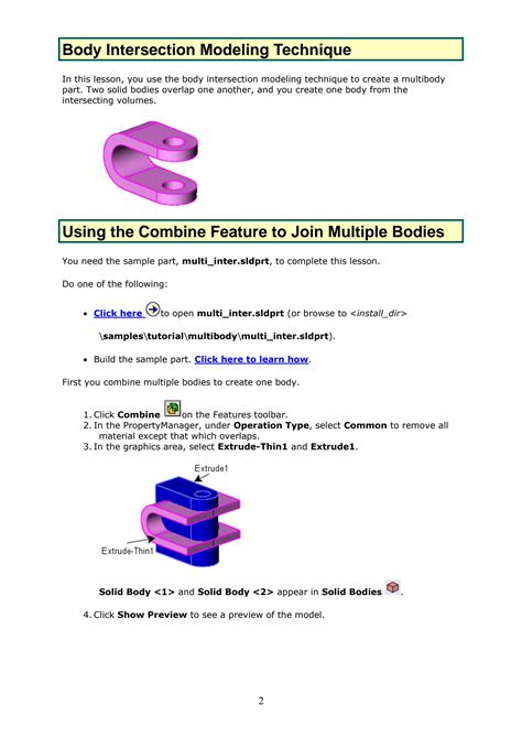 Image result for How to Create Multibody Parts in a Part File in SolidWorks