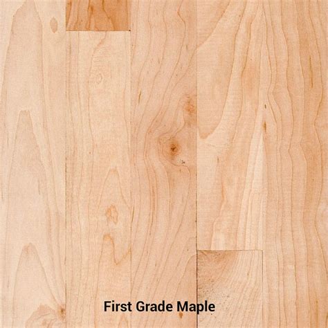 First grade Maple hardwood flooring - Available prefinished and ...