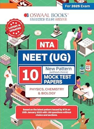 Oswaal NEET (UG) Mock Test Papers Physics, Chemistry & Biology