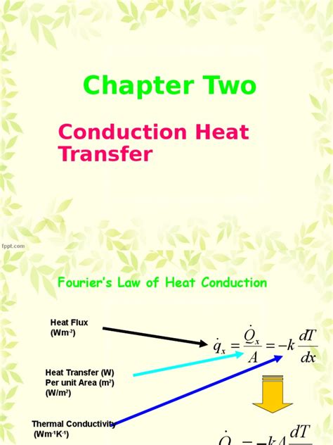 Chapter2 - Conduction Heat Transfer | PDF | Thermal Conduction | Thermal Insulation