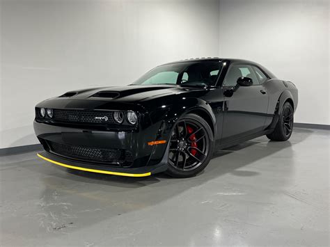 Used 2019 Pitch Black Clear Coat Dodge Challenger SRT HELLCAT REDEYE WIDEBODY SRT Hellcat Redeye ...