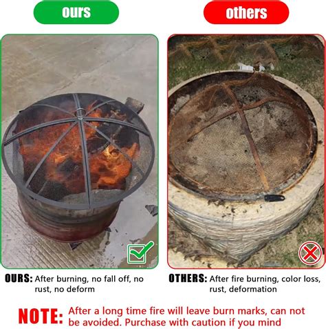 RGJ Fire Pit Spark Screen, Fire Pit Screen 36 Inch Round India | Ubuy