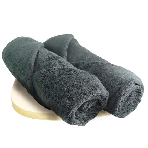 Heelium Bamboo Bath Towel, Super Absorbent & Soft, Antibacterial, 600 ...