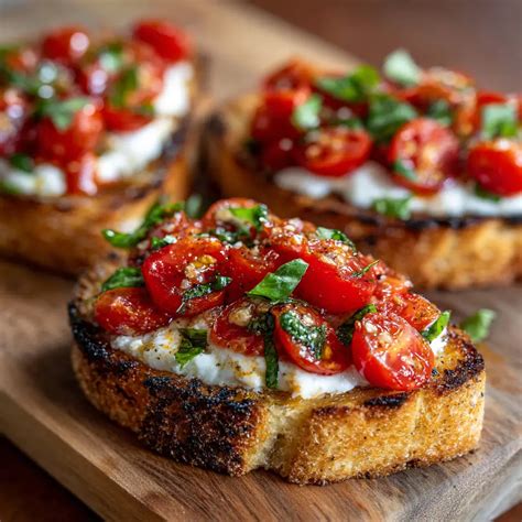 Bruschetta Recipe with Mozzarella