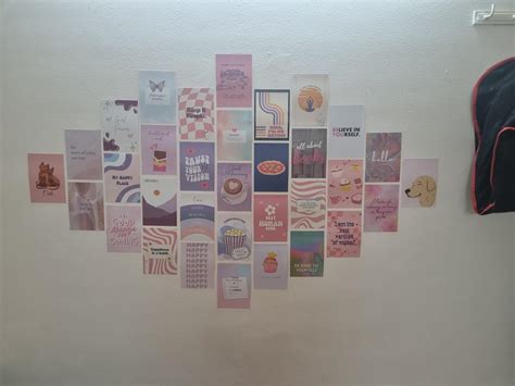 EKDALI Aesthetic boho small posters set of 32 posters for wall ...