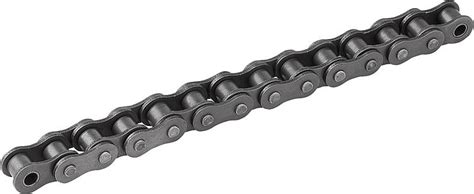 Roller chains single DIN ISO 606, curved link plate | norelem