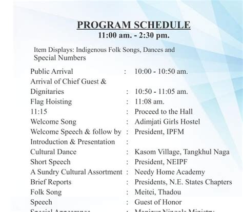 Tentative World Indigenous Day Program Schedule – IPFM ~ KHALVONTAWI ...