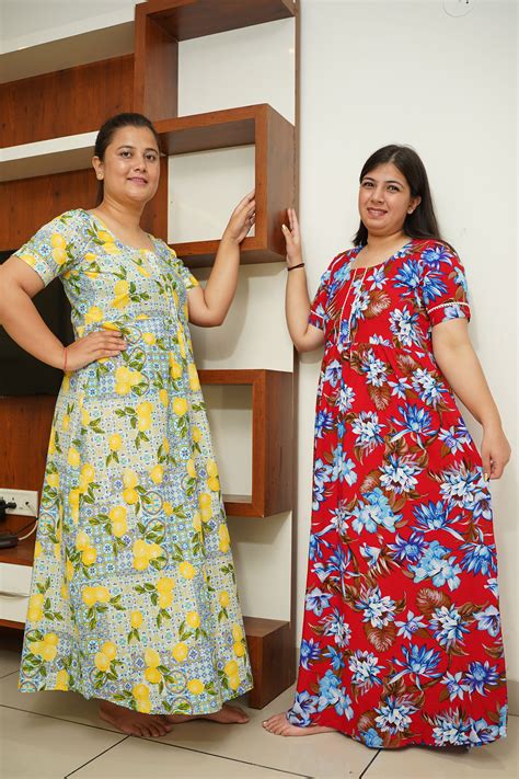 Buy Printed Nighty & Cotton Night Dress For Ladies - Apella