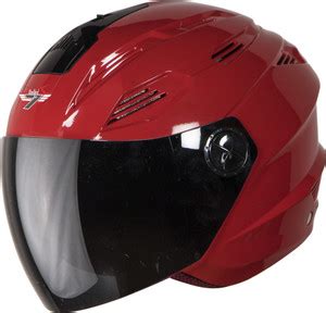 Steelbird SBA-6 7Wings Ela Open Face Helmet for Girls in Glossy Sports ...
