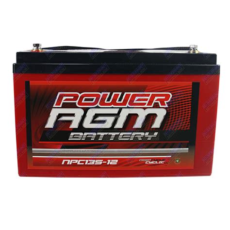 Power AGM Deep Cycle Battery 12V 135AH