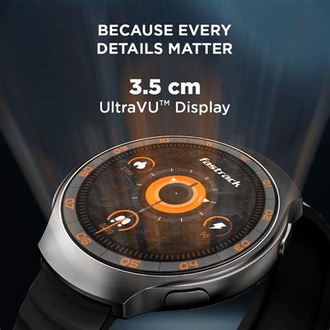 Buy Online Fastrack VOX CirQ Smartwatch 3.5CM Ultra Vu Display, AI ...