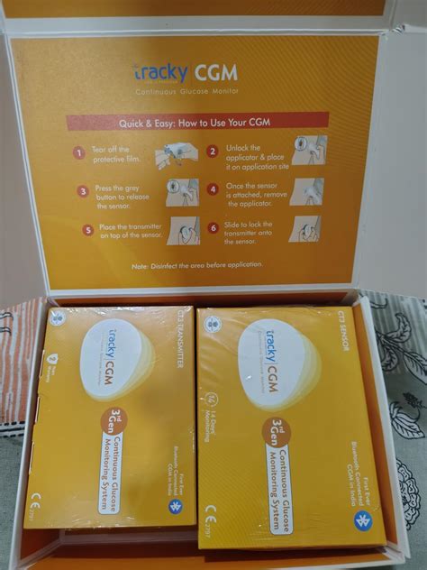 Tracky CGM Bluetooth-Connected Continuous Glucose Monitor | Real-Time ...