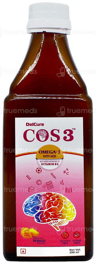 Cos 3 Mango Flavour Sugarfree Syrup 200 ML | Order Cos 3 Mango Flavour ...