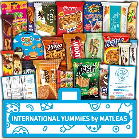 Buy Maxi Blue International Snack Box - Gourmet Exotic Treats - Foreign ...