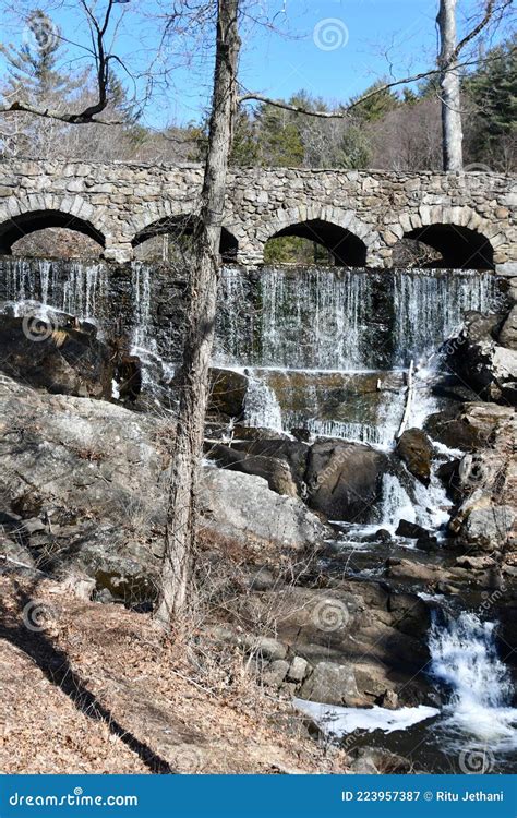 Case Mountain in Manchester, Connecticut Stock Image - Image of rock ...