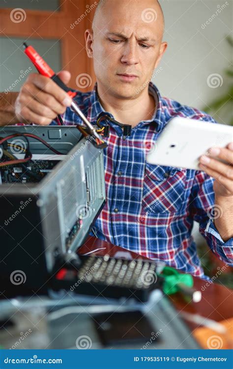 Image result for Man Repairing Computer