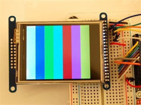 How to Test 3.2 TFT LCD Shield 的图像结果
