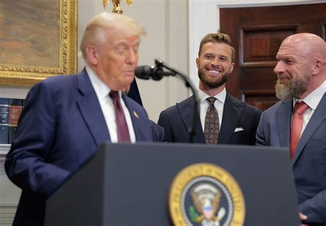 Why was WWE legend Triple H at the White House with Donald Trump?