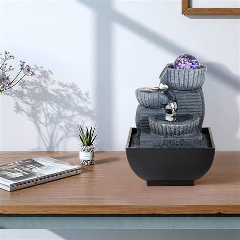 Dyna-Living Tabletop Water Fountain Indoor India | Ubuy